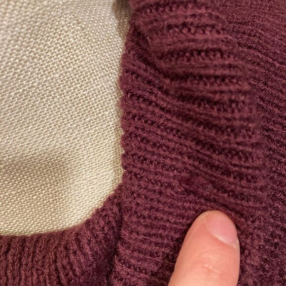 NWT Distressed Cropped Sweater  - Picture 8 of 9